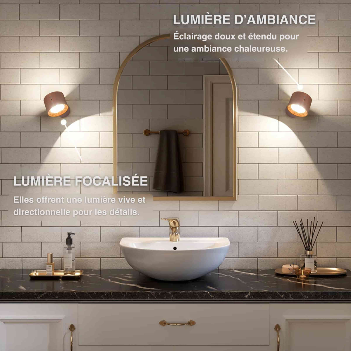 Dotia™ - Wireless Rechargeable Wall Light
